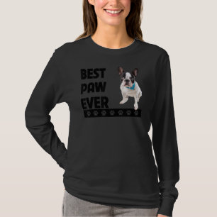 Camiseta Bulldog francés Mejor Paw Jamás Frenchie Perro Pad