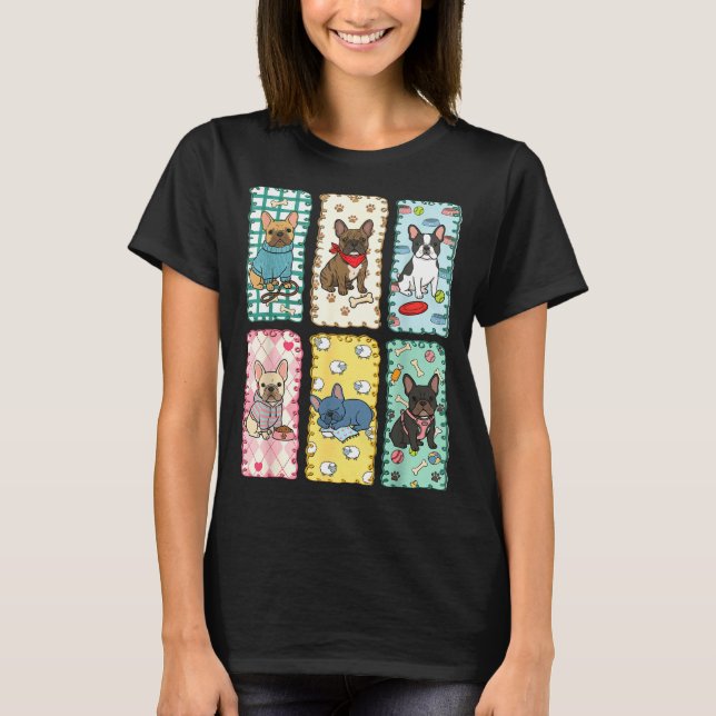 Camiseta Bulldog Francés Minimalista (Anverso)