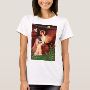 Camiseta Bulldog Francés (negro 11) - Ángel sentado