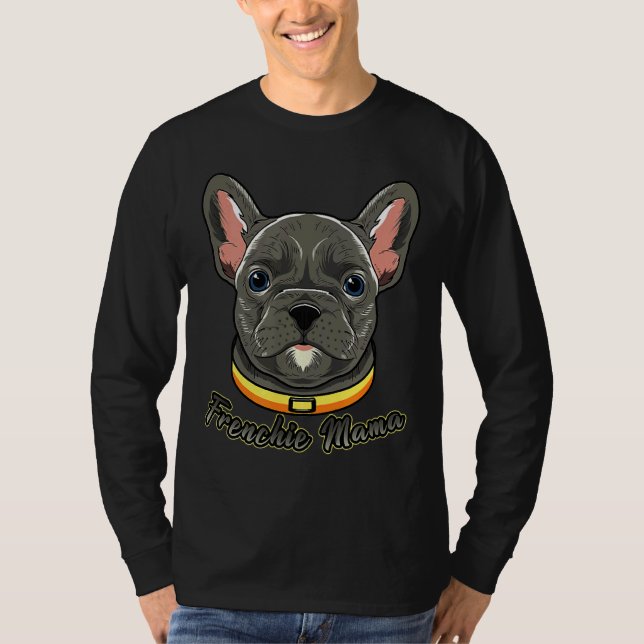Camiseta Bulldog francés niños Frenchie Mama (Anverso)