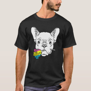 Camiseta Bulldog francés Pansexual Lgbt Q Cute Pan Pride Fr