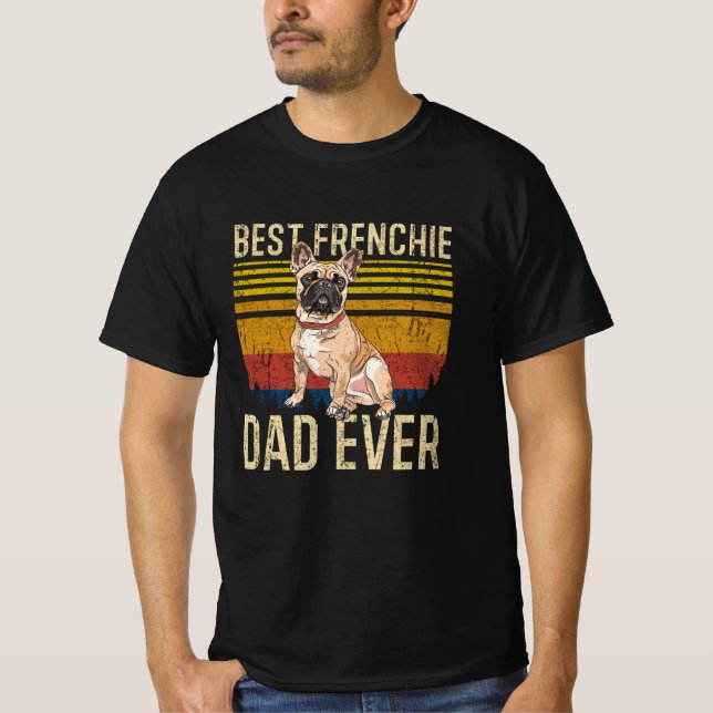 Camiseta Bulldog francés papá (Anverso)