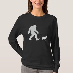 Camiseta Bulldog francés para caminar en bicicleta