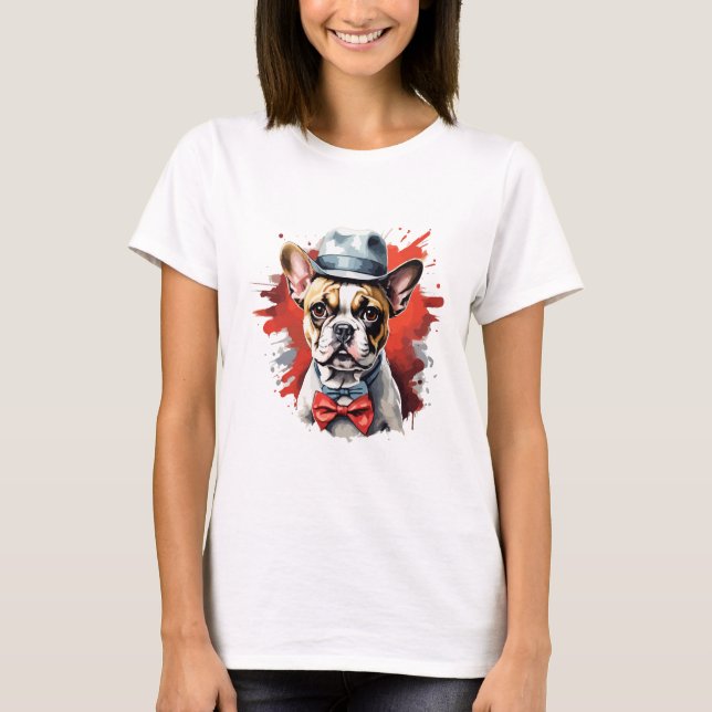 Camiseta Bulldog Francés Para Los Amantes De Los Perros (Anverso)