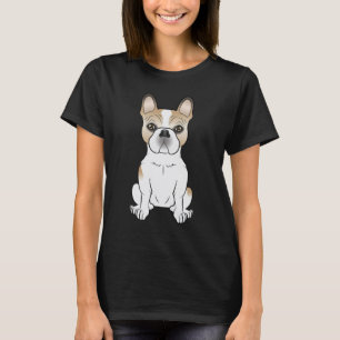 Camiseta Bulldog francés pardo al alba / perro caricaturist