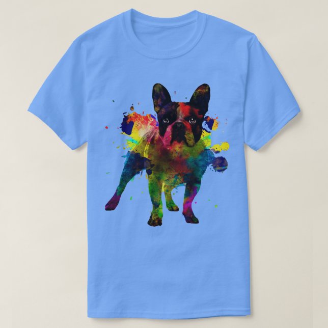 Camiseta Bulldog francés Perro 3 (Diseño del anverso)