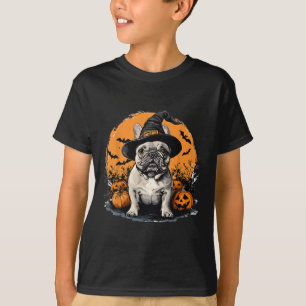 Camiseta Bulldog francés Perro Gorra de puta Halloween P