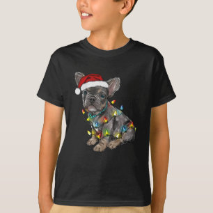 Camiseta Bulldog Francés Perro Navidad Animal Adorable Aman