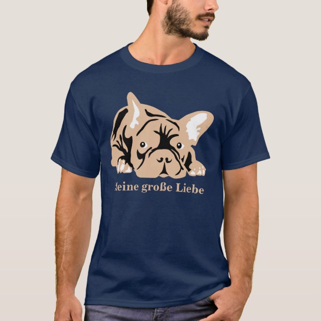Camiseta Bulldog francés personalizado (Anverso)