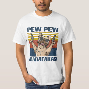 Camiseta bulldog francés pew madafakas 