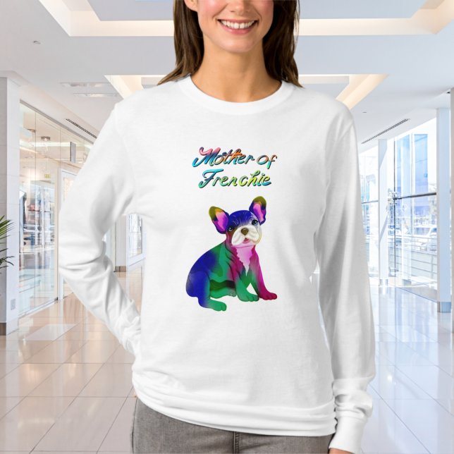 Camiseta Bulldog Francés Pintado En La Madre Del Spray Fran (Subido por el creador)