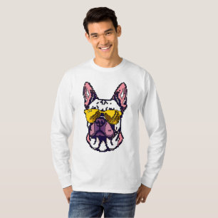 Camiseta Bulldog francés Pixel Flair