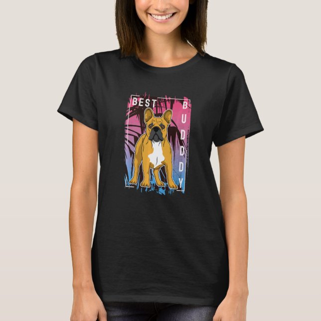 Camiseta Bulldog francés Raza de Perro 73 (Anverso)
