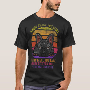 Camiseta Bulldog francés retro cachorro perro Bulldog franc