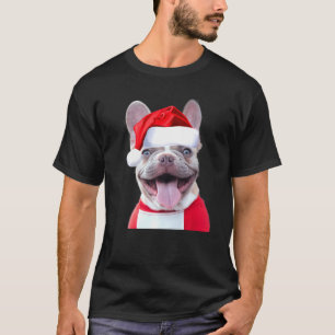 Camiseta Bulldog francés Santa Costume Cute Perro Frenchie