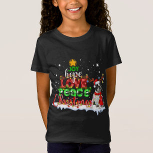 Camiseta Bulldog francés Santa Navidades de vestimenta de r
