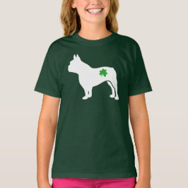 Camiseta Bulldog francés Shamrock gracioso perro del Día de