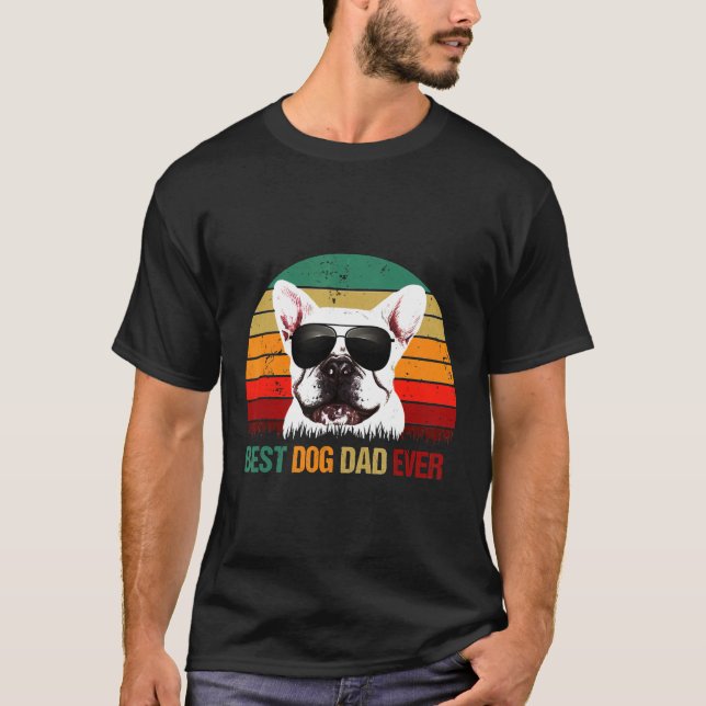Camiseta Bulldog francés significa mejor padre de perro que (Anverso)