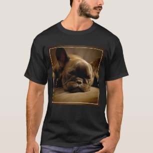 Camiseta Bulldog francés soñoliento