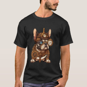 Camiseta Bulldog Francés Steampunk Perro Steam Punk Perro