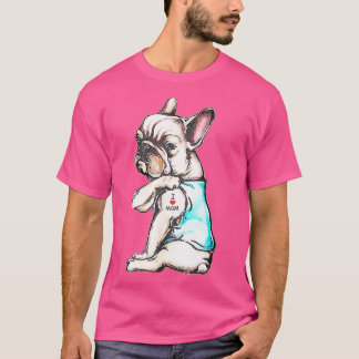 Camiseta Bulldog francés también amo a mamá y las madres de