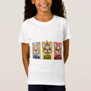 Camiseta Bulldog Francés Tres Estados de Ánimo