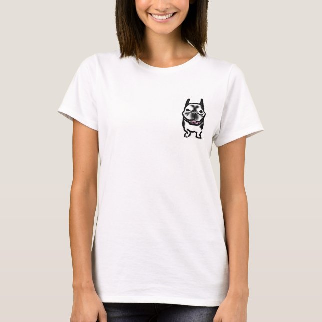 Camiseta Bulldog francés T'shirts (Anverso)