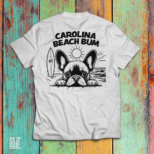 Camiseta Bulldog Francés Vagabundo de la Playa de Carolina