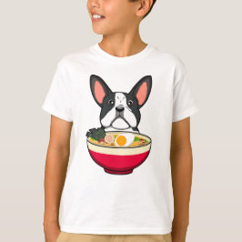 Camiseta Bulldog Francés y Ramen