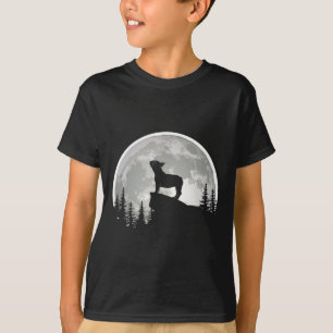 Camiseta Bulldog Frenchie Howling The Moon