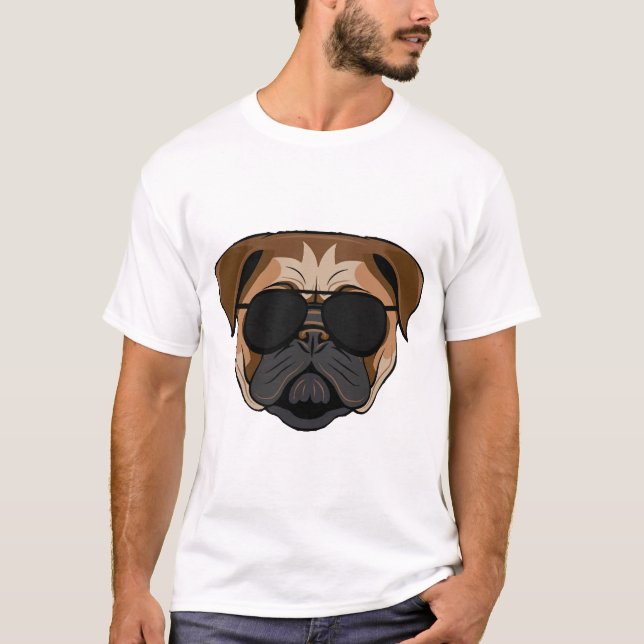 Camiseta Bulldog friki (Anverso)