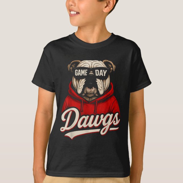Camiseta Bulldog Graphic Dawgs Men Women Kid Boy Girl  (Anverso)
