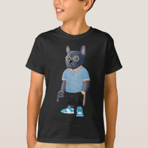Camiseta Bulldog Guapo Bulldog Perro Papá Gangster
