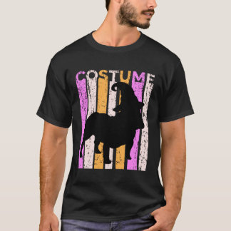 Camiseta Bulldog Halloween In Witch Hat Orange Retro Vintag