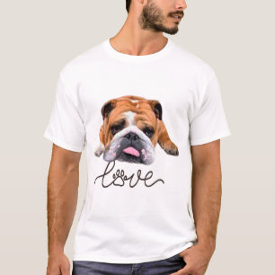 Camiseta Bulldog, ilustracion
