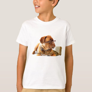 Camiseta Bulldog infantil HAM HanesComfortSoft® T-Shirt