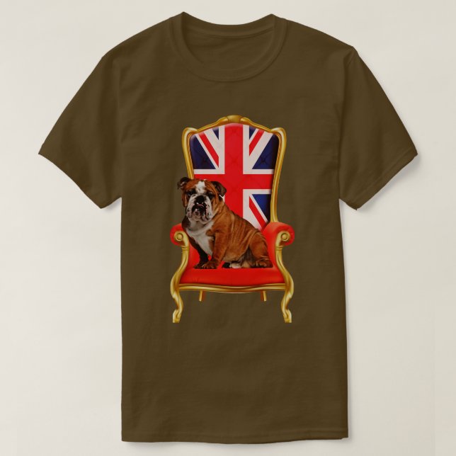 Camiseta Bulldog inglés (Diseño del anverso)