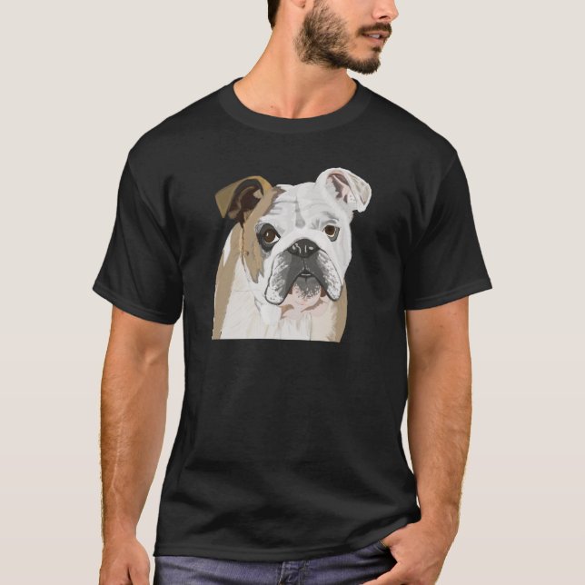 Camiseta Bulldog inglés (Anverso)