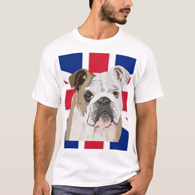 Camiseta Bulldog inglés (Anverso)
