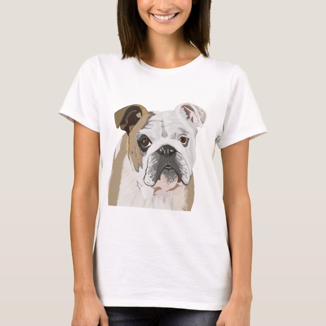Camiseta Bulldog inglés (Anverso)