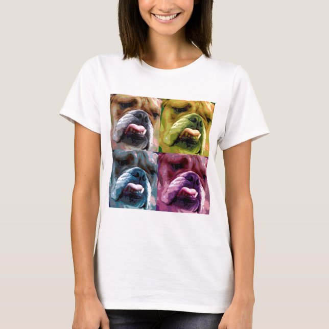Camiseta Bulldog inglés (Anverso)