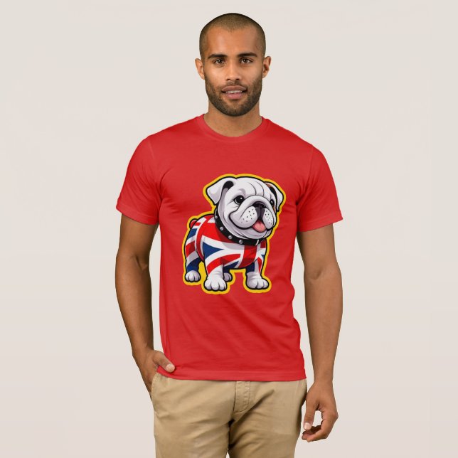 CAMISETA BULLDOG INGLÉS 3 (Anverso completo)