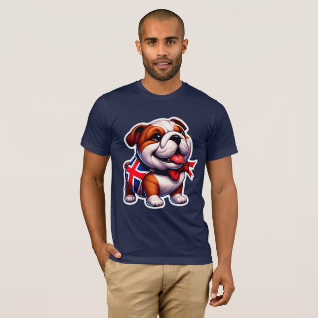 CAMISETA BULLDOG INGLÉS 4 (Anverso completo)