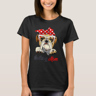 Camiseta Bulldog inglés Amo dulce perro matón mujeres
