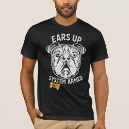 Camiseta Bulldog inglés Big dog Armed