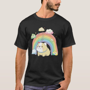 Camiseta Bulldog inglés Bully Colorful Pop Tie Dye Kids Ra