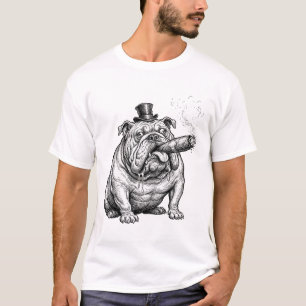 Camiseta Bulldog Inglés Cómico: Amante de los Perros Divert