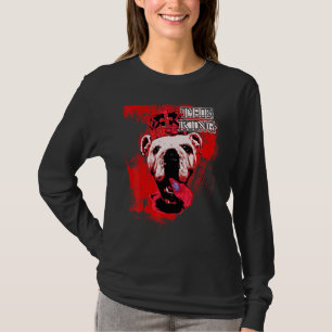 Camiseta Bulldog inglés con motivo de perros de la corona