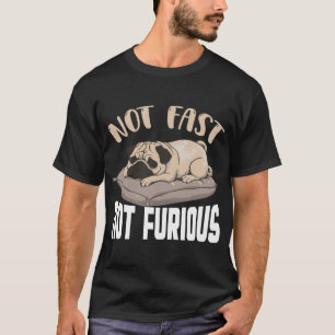 Camiseta Bulldog Inglés Durmiendo No Rápido No Furioso Dive