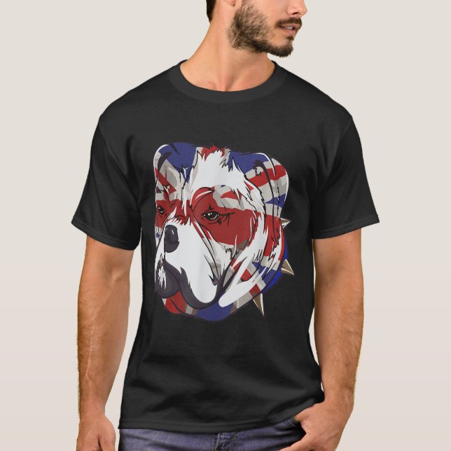 Camiseta Bulldog inglés Jack - Bulldog divertido (Anverso)
